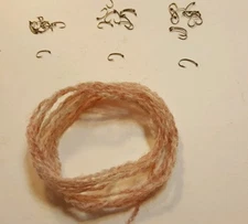 Utah Killer Bug Kit  30 hooks & 5 ft of Jamieson's Shetland Spindrift Oyster 290