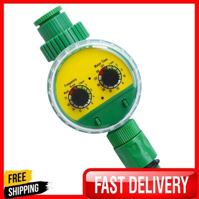 Garden Watering Timer Double Dial Control Water Hose Timer for Lawn Flower Plant