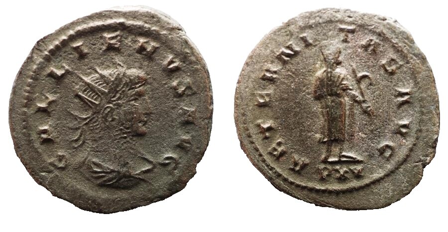 4660.　貴重　西暦268年から270年　古代ローマ帝国　クラウディウス二世 4660. 貴重 西暦268年から270年 古代ローマ帝国 クラウディウス二世