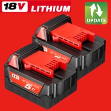 5.0 AH Batteries FOR Milwaukee 18V 48-11-1850 M18 XC18 48-11-1850 Battery 2Packs