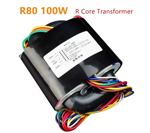 R80 100W R Core Transformer 260-230 for DAC/Power AMP, Multi Voltage Selectable - Picture 8 of 26