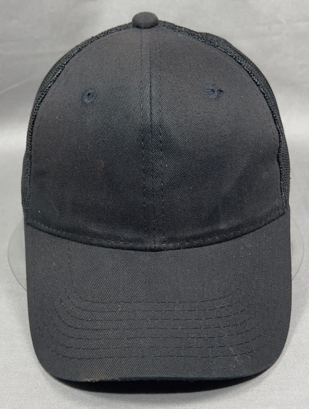 Blank Plain Solid Snapback Cap Hat Black  Basebal… - image 2