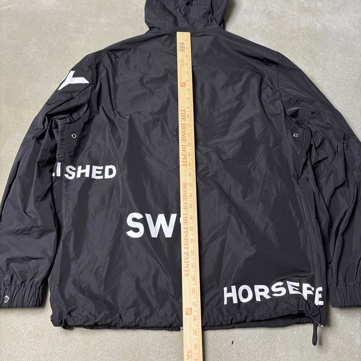 Burberry ジャケット 52 Burberry Jacket Mens 52 Black White Horseferry Logo Print