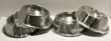 Welcomnny Dog Cat Bowls SMALL Non Slip No Skid Stainless Steel 1 Cup 4pk