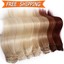 thumbnail 7 - 7pcs 15" 18" 20" 22" Clip In Remy Real 100% Human Hair Extensions Full Head N206