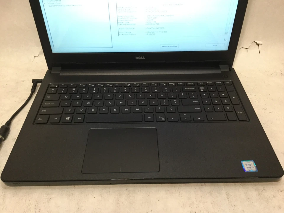 Dell Inspiron 5566 / Intel Core i3-7100U @ 2.40GHz / (MISSING PARTS!) -MR - Image 2 of 4