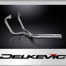 Honda CX500 CX500C CX500 Deluxe Full Exhaust 2-1 Stainless Straight Muffler Can