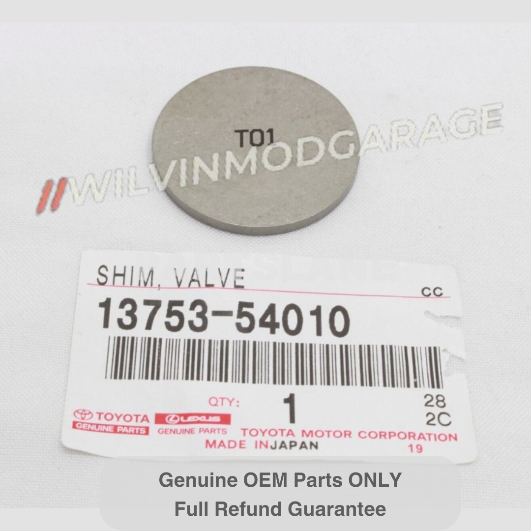 Genuine Japan OEM Valve Adjusting Shim 13753-54010 Fits 1993-up