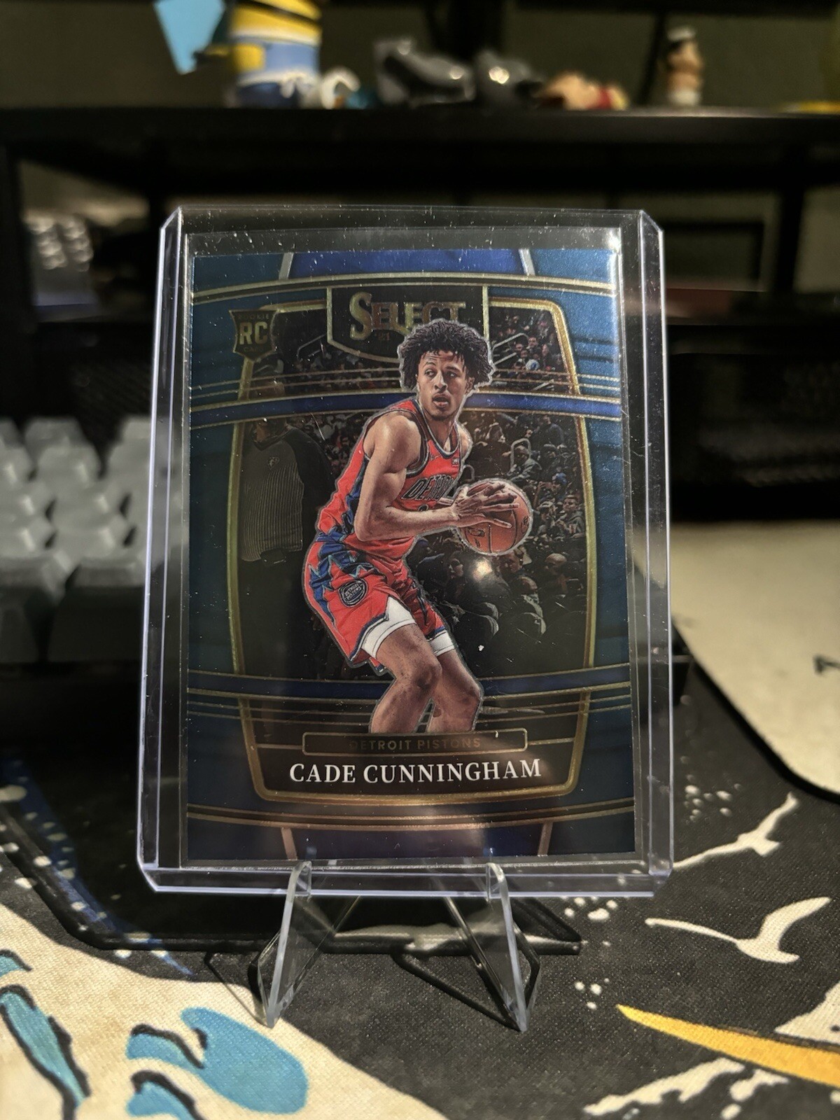 2021-22 Panini Select - Concourse Blue Prizm #11 Cade Cunningham (RC)