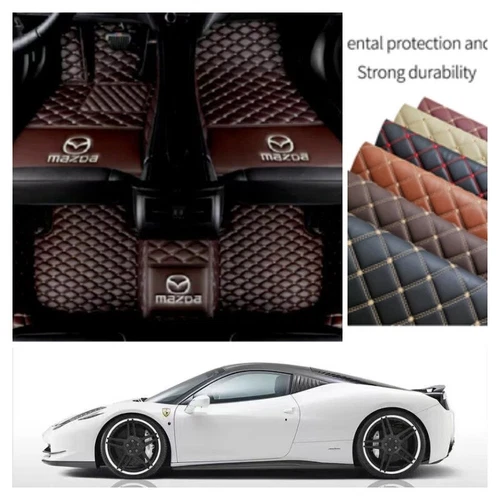 For Mazda All Models Car Floor Mats Waterproof Luxury Custom Carpets Cargo Liner - Imagen 4 de 37