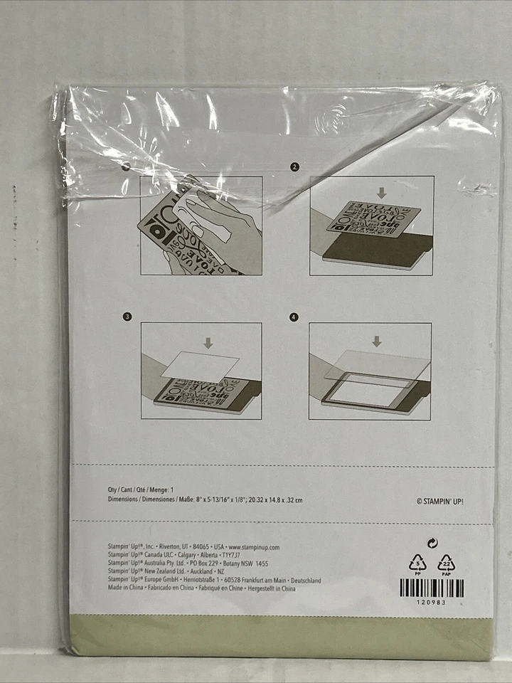Stampin Up Lots of Love Letterpress Sizzix Big Shot 120983 - Image 3 of 3