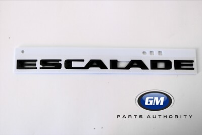 2021-2026 Cadillac Escalade Black Emblems 85053409 Escalade 600 OEM GM New