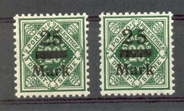 Württemberg 163I Abart MNH Postfrisch(D8834