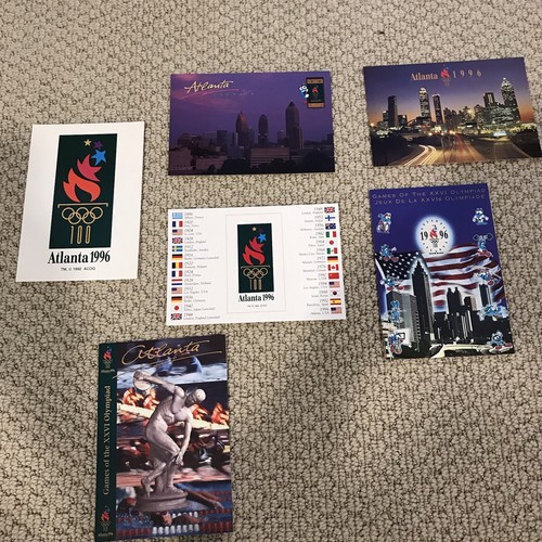 1996 atlanta olympics Postcards 4x6