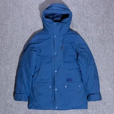 Chaqueta parka con capucha aislada de invierno para mujer Askov Finlayson pequeña azul al aire libre