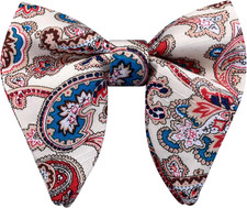 Velvet Bow Ties for Men Oversize Pre-tie Bowtie Tuxedo Bowties for Wedding