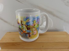 Vintage Large Winnie The Pooh Picnic Disney Coffee Cup/Mug Made In Thailand