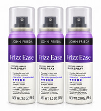 John Frieda Frizz-ease Moisture Barrier Hair Spray , Travel size 2 Oz - 2 Pack
