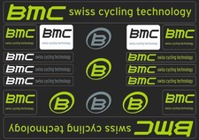 Bicycle Vinyl Frame Stickers Custom Compatible with BMC Green