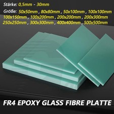 Epoxyd G10 GFK FR4 Basismaterial Platine Leiterplatte Platte Zuschnitt 0,5-30mm