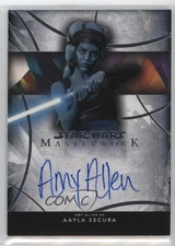 2024 Topps Star Wars Masterwork Auto Amy Allen as Aayla Secura #A-AM Auto nd3
