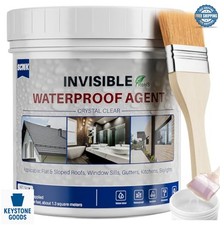 Waterproof Sealant Clear 1kg Indoor Outdoor Stop Leaks Coating Roof Wall Gutter