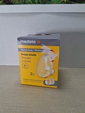 Medela Contact Breast Shields Medium 27mm Set Of 2 For Medela Hands Free Pump