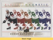 2021-22 Upper Deck Series 1 Electromagnetic Gold Conor Garland #EM-19 READ 0qr0