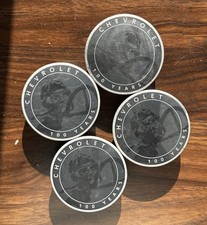 Rare Oem Corvette C6 Centennial Edition Wheel Center Caps Set Of 4 Louis Chevy
