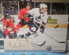 06-07 Be A Player Portraits Brendan Morrison Jumbo Autograph 🚨🚨🚨 Vancouver 
