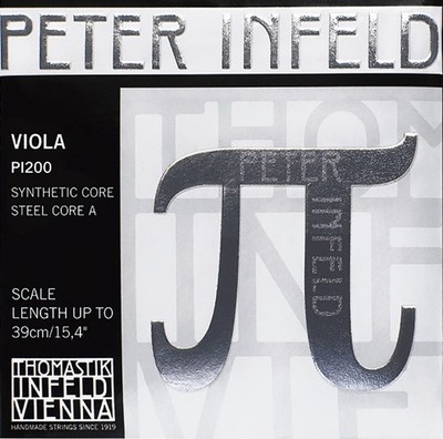 Peter Infeld Bratschensaite D (Chrom Combo umsponnen, Kunststoffkern)