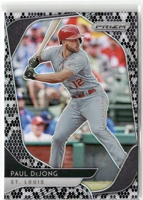 2020 Panini Prizm #225 Paul DeJong Snake Skin Prizm #/50