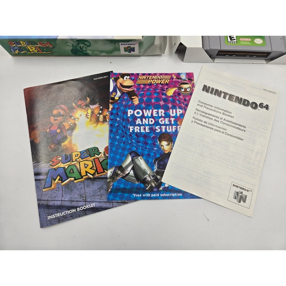 Super Mario 64 Nintendo 64 N64 Complete in Box CIB with Manuals - Image 4 of 4