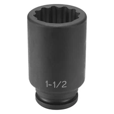 Grey Pneumatic 3148D 3/4" Drive 1-1/2" 12-Point Deep Impact Socket