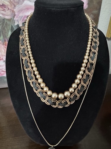 Vintage To New Jewelry Necklace Lot/ Combi Shipping - Picture 2 of 4
