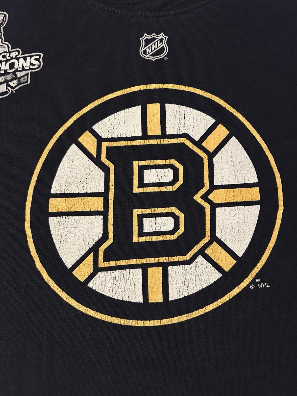 Boston Bruins Shirt Mens 2XL Black NHL Hockey Stanley Cup Champions 2011 Reebok