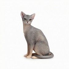 Katzenfigur Lebensecht Katzenstatue Realistisch f&uuml;r B&uuml;ro, Regal, Katzenliebhaber