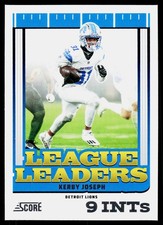 2025 Panini Score League Leaders Kerby Joseph #7 Detroit Lions