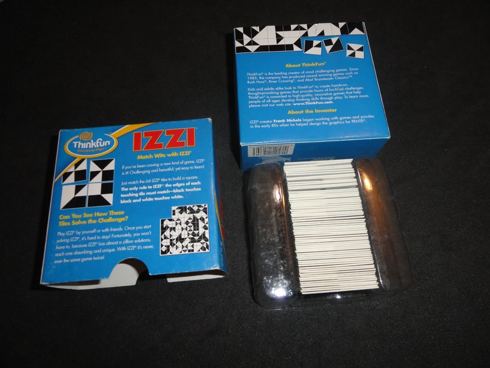 2003 ThinkFun - IZZI The Game w/ Almost A Zillion Solutions Complete in Box - Image 3 of 4