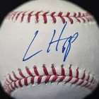 RARE! IAN HAPP 2016 Pre Rookie Signed Auto OML Baseball Cubs - MLB COA HOLO
