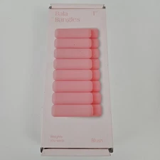 Bala Fitness Ankle Wrist Weight Portable Workout Bangles 2pc 1 lbs Each - Blush