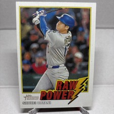 2026 Topps Heritage Shohei Ohtani Raw Power Insert #RP-SO