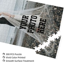 300 Pcs Personalized Puzzle Custom Photo Puzzle with Your Image or Text