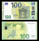 European Union 2019 100 Euro Prefix "R" Sign Draghi UNC
