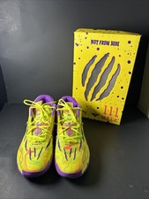 PUMA MELO MB.03 SPARK YELLOW PURPLE GLIMMER MEN'S Sz. 11 BASKETBALL Sneakers