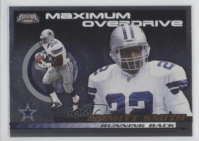 2002 Pacific Exclusive Maximum Overdrive Emmitt Smith #9 HOF e9p