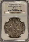 1878 7tf Morgan Silver Dollar NGC VF35 VAM-162 Broken NUM Hot 50