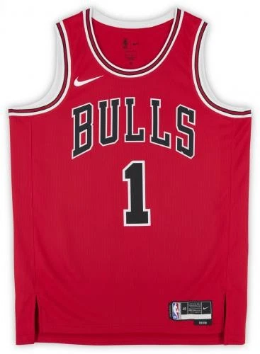 Camiseta Autografiada Derrick Rose Bulls Fanáticos Auténtico Certificado de Autenticidad Artículo #14073305 Foto 3 de 4