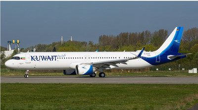 1:400 Phoenix Kuwait Airways Airbus A321neo 9K-AQA Airplane Diecast Model