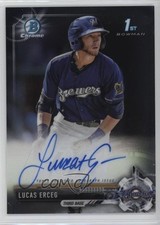 2017 Bowman Chrome Prospect Auto Lucas Erceg #CPA-LE Auto 07i7
